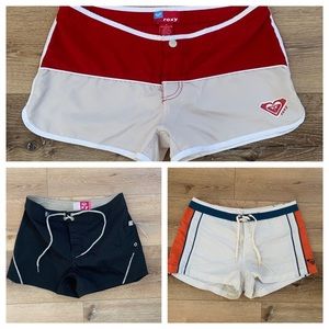 Roxy Boardshorts (3 pairs)